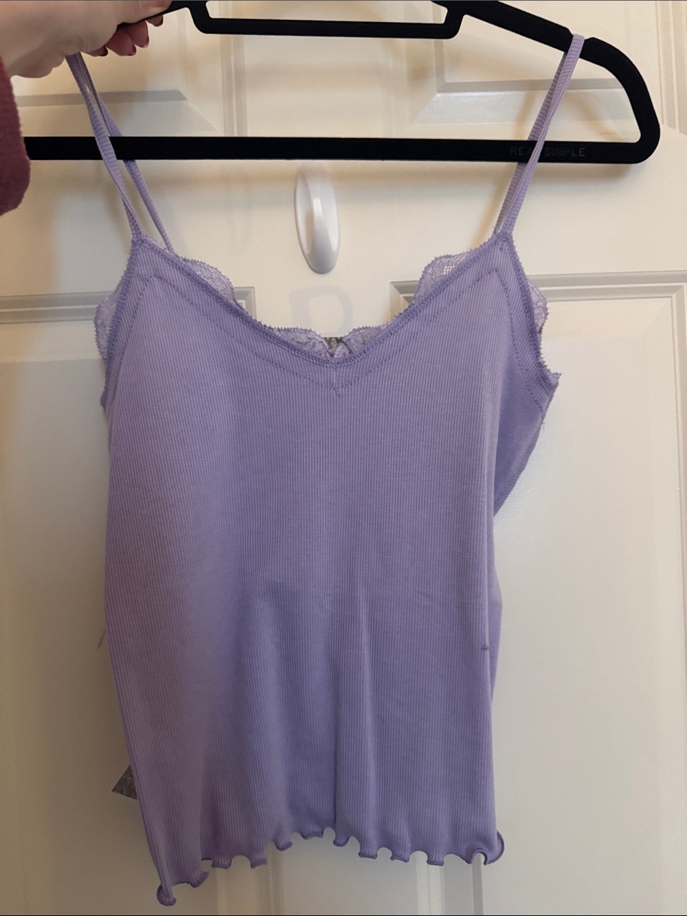 Old Navy Lavender Lace-Trim Cami Tank Top - Women